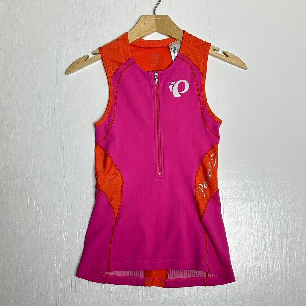 Pearl Izumi Womens Elite In R Cool Tri Sleeveless Cycling Top Size Small Pink